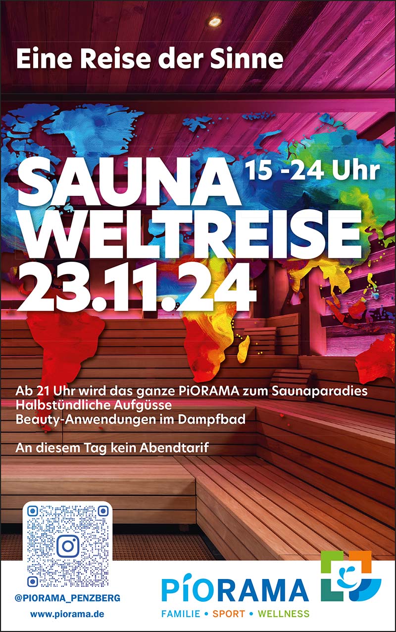 Saune Weltreise im PiORAMA